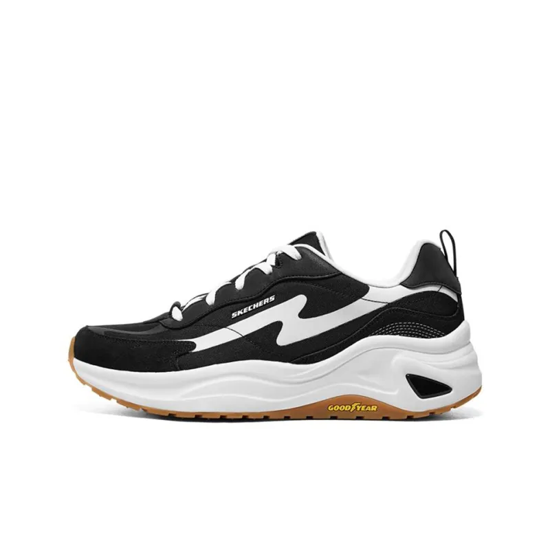 Skechers D'lites Wave 'Black White'-0