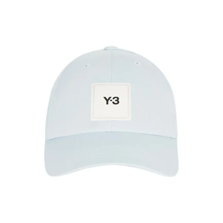 Y 3 Cotton Baseball Caps Unisex Sky Blue-1