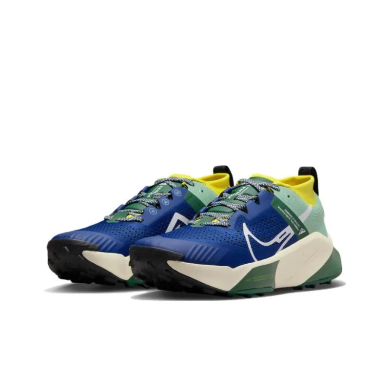 Nike ZoomX Zegama Trail Deep Royal Blue Yellow Strike-2