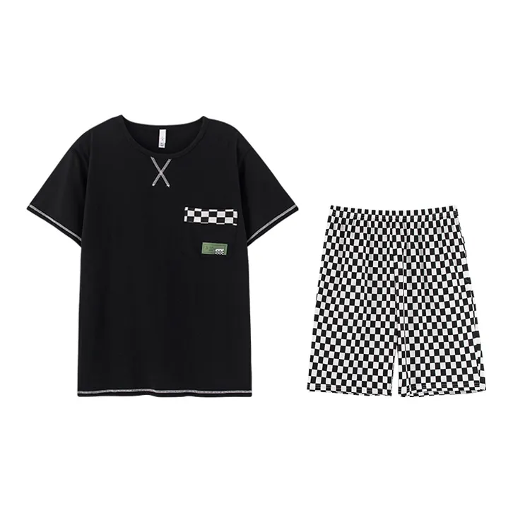 X QINGE Men Pajama Sets-0