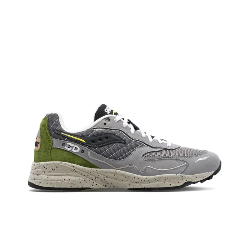 saucony 3D Grid Hurricane Premium Dark Grey Olive Green-1