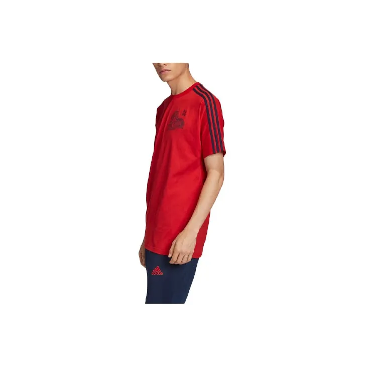 Adidas Bayern Munich T Shirt Men's Red-3