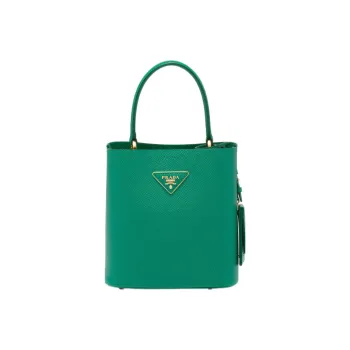 PRADA Saffiano Leather Shoulder Bag, Crossbody Bag, Handbag Women's Mango