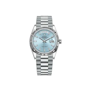ROLEX Week type Calendar Collection Automatic Mechanical Movement Women's Watch Watch 36mm Blue Dial