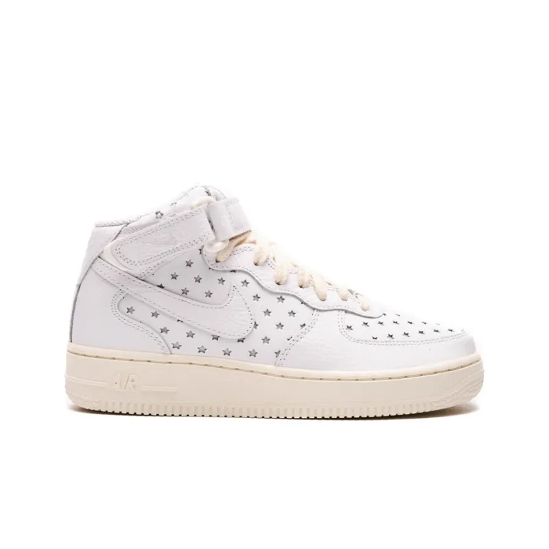 Nike Air Force 1 Mid Cut Out Stars Summit White Women's-1