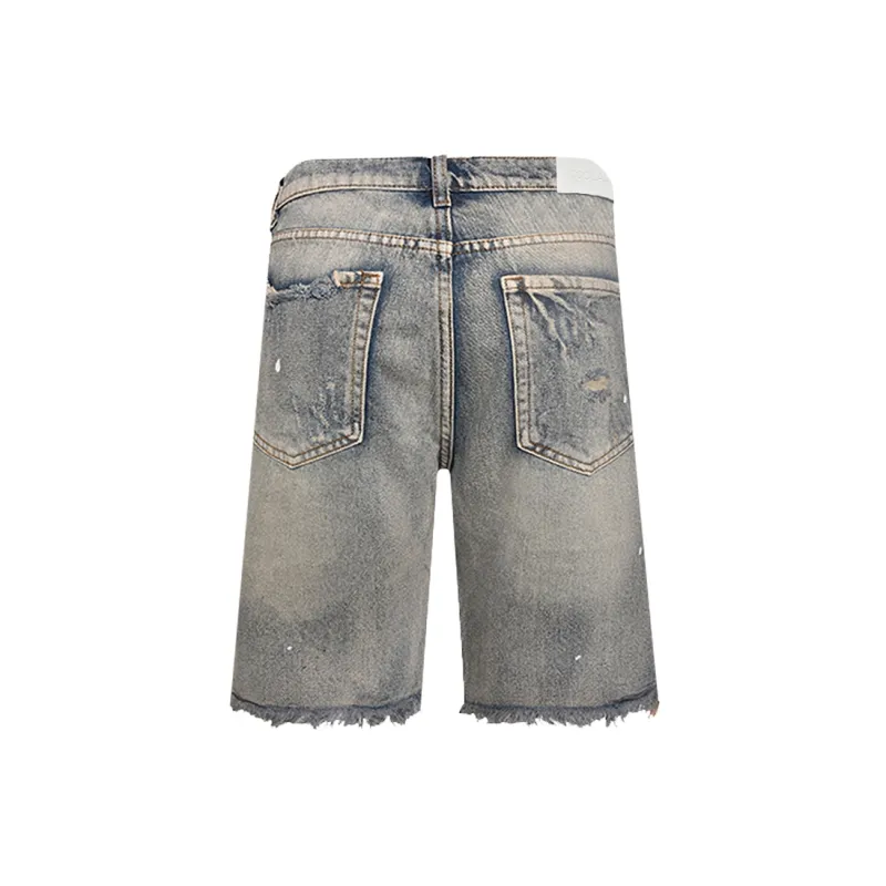 COOLALPACA Unisex Denim Shorts Swag-1