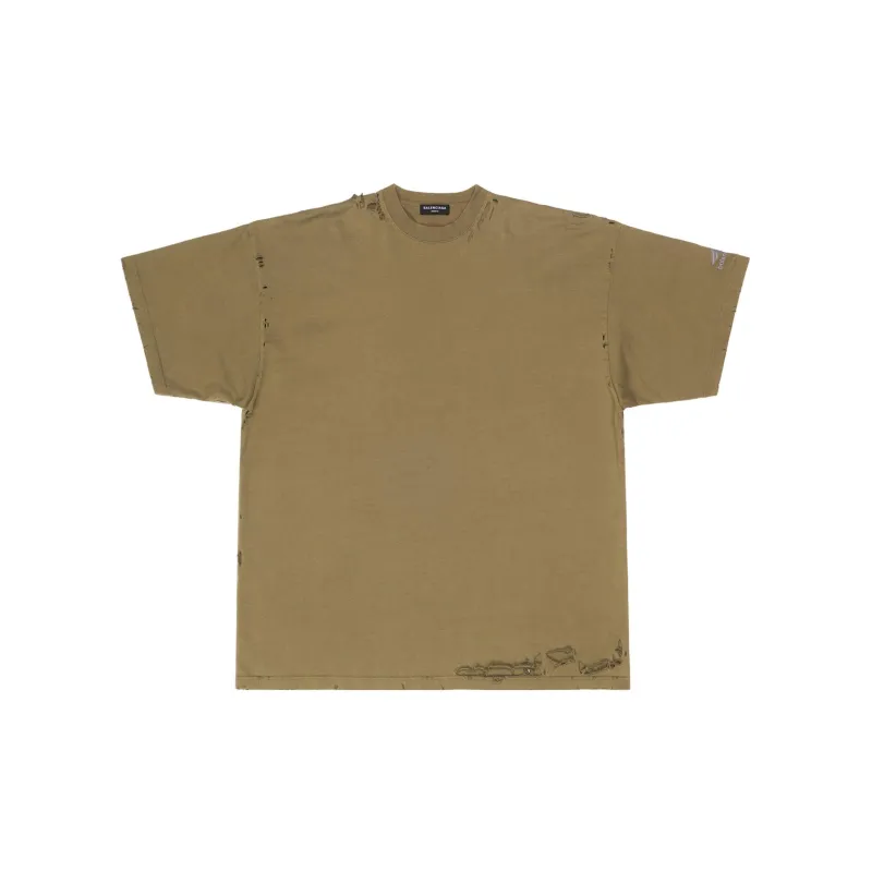 Balenciaga FW22 T-Shirt Unisex Army Green-1