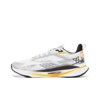 XTEP Speeding 3.0 Anti Slip Wear Resistant Breathable Lightweight Low Top Running Shoes Men's Sail White Warehouse Gray