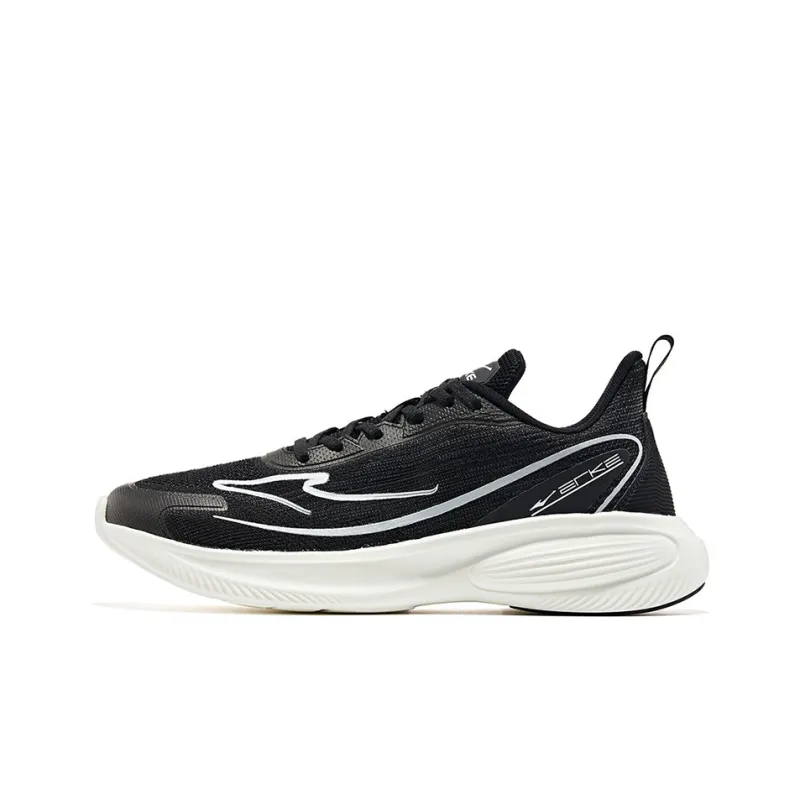 HENANBOWUYUAN x Erke Yi Rebound Low Top Running Shoes Men's Black White-0