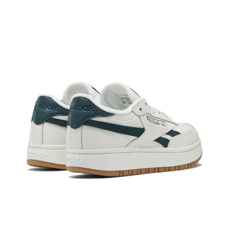 Reebok Club C Double Revenge Chalk Forest Green Women's-3