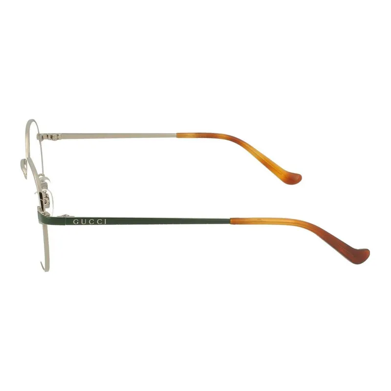 GUCCI Eyeglass Frames Unisex Silver-4