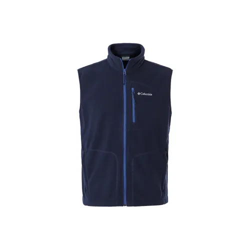 Columbia Vests Men Navy Blue