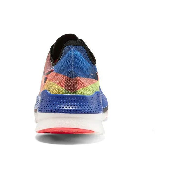 Skechers Go Run Speed Running Shoes Men Low Top Blue/Orange/Black-3