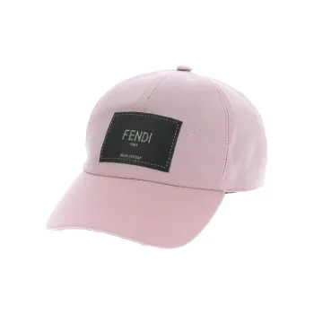 FENDI Logo Patch Curved Peak Baseball Cap