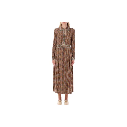 TORY BURCH Long-Sleeved Dresses Women's Brown