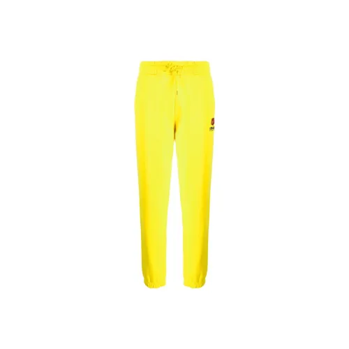 KENZO Boke Flower Series Knitted Sweatpants Women's Yellow