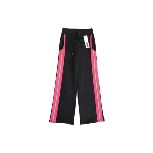 DSG DISGUSTO Knitted Sweatpants Women's Black/Pink