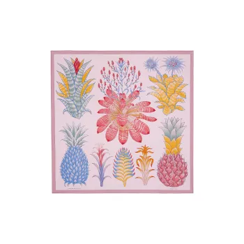 HERMES Silk Scarves Women's Purple