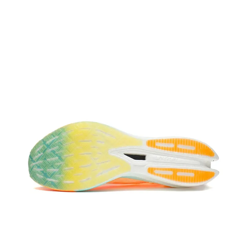 LINING Feidian 2 Elite Running Shoes Women's Low Top Fluorescent Milk Yellow-6