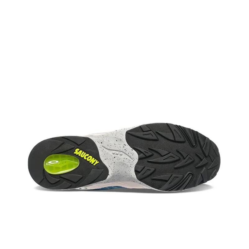 saucony 3D Grid Hurricane Cream Blue-4
