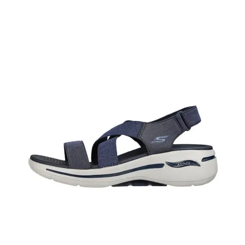 Skechers Go Walk Arch Fit Beach Sandals Women's Blue