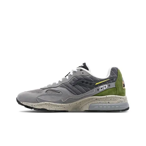 saucony 3D Grid Hurricane Premium Dark Grey Olive Green