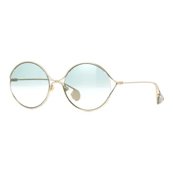 GUCCI Sunglasses Women's Green Gradient/Gold