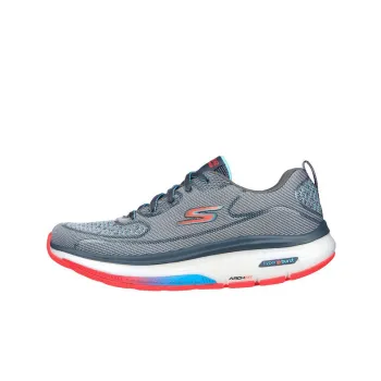 Skechers GO WALK Lite Casual Shoes Women's Low-Top Silver/Orange/Blue