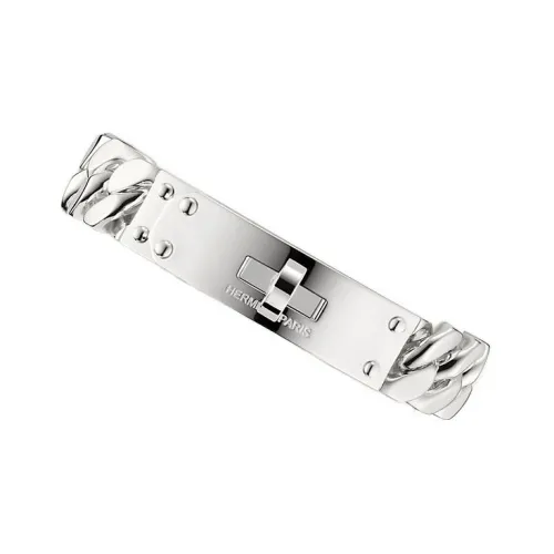 HERMES Kelly Bracelets Women's Silver