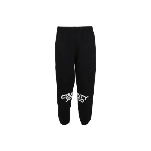 Marcelo Burlon Knitted Sweatpants Men Black