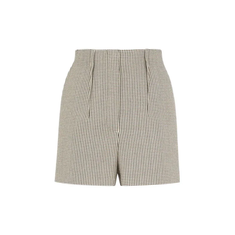FENDI FW22 Casual Shorts Women's Khaki-1