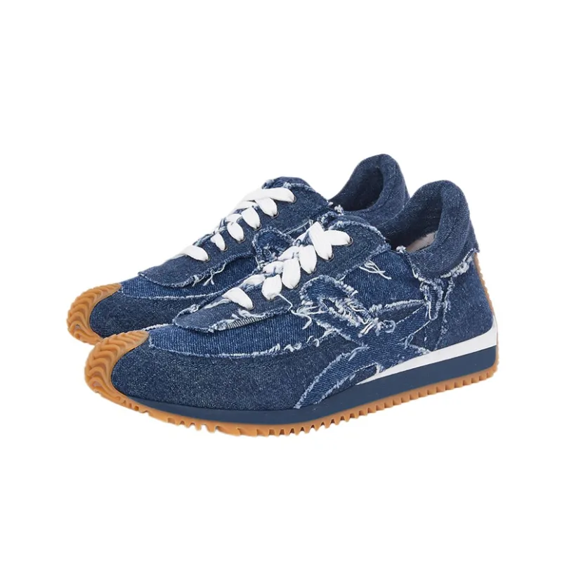 LOEWE Flow Runner Slip Resistant Low Top Sports Casual Shoes Men's Blue-2