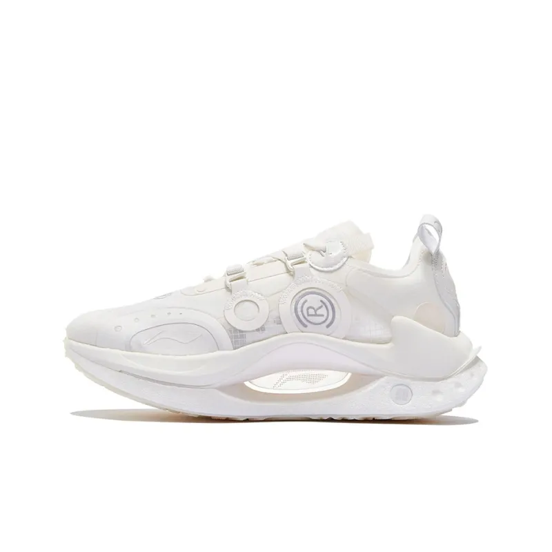 LiNing Jueying CRC Cushioning Anti-Slip Wear-Resistant Breathability Low-Top Sports Casual Shoes Men's White-0