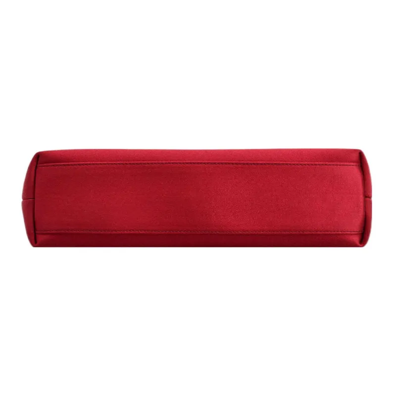 Roger Vivier RV NIGHTLILY Leather Shoulder Bag Handbag Mini Women's Red-5