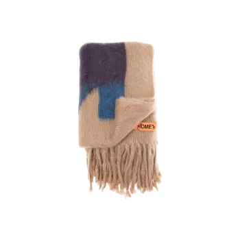 OFF WHITE Logo Patch Blanket