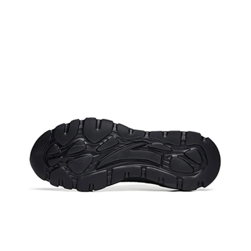 Anta Life Collection Cushioning Anti-Slip And Wear-Resistant Low-Top Sports Casual Shoes Black White-5