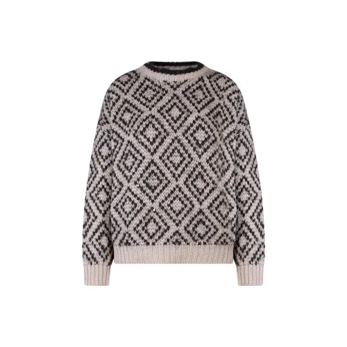 Brunello Cucinelli Intarsia-knit Long-sleeve Jumper