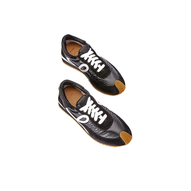 LOEWE Flow Runner Low Top Casual Shoes Women's Black-3
