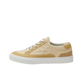 HERMES Deep Low Top Stylish Skateboarding Shoes Women's Khaki