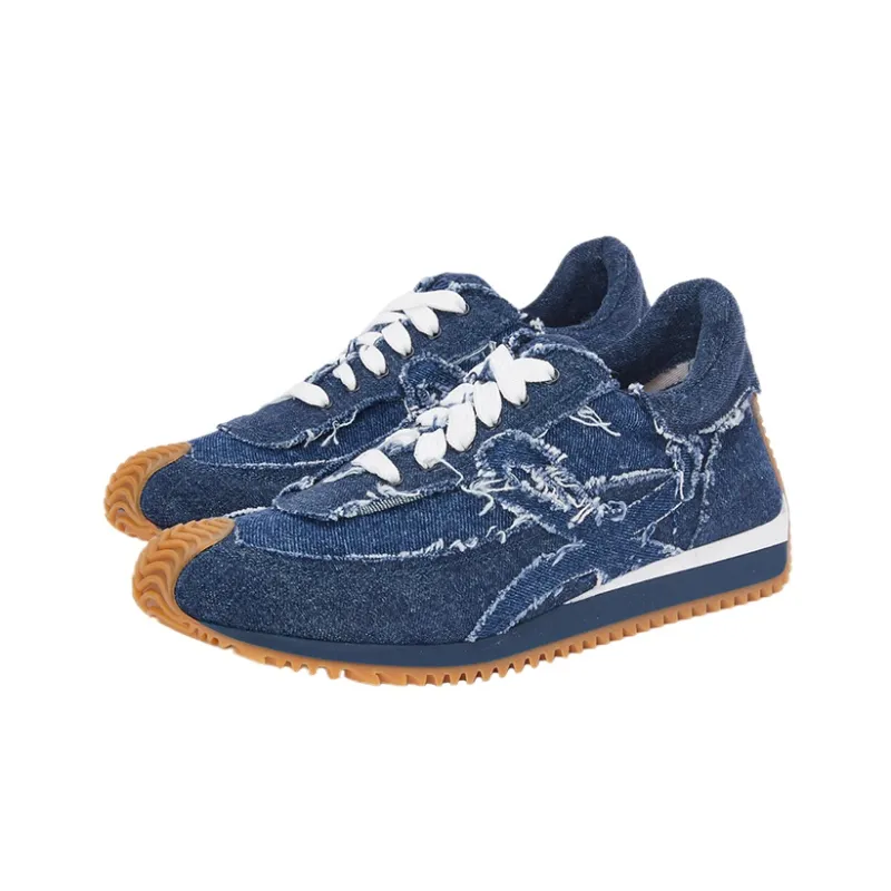LOEWE Flow Runner Low Top Sports Casual Shoes Women's Blue-2
