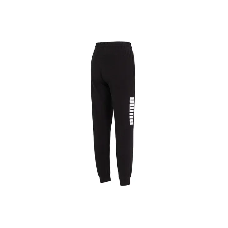 PUMA Knitted Sweatpants Men Black-1