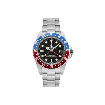 A BATHING APE A BATHING APE Type 2 Bapex Watch Silver/Black