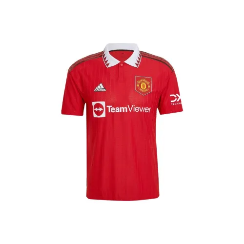 Adidas MANCHESTER UNITED THEATRE OF DREAMS Soccer Jerseys Men Red