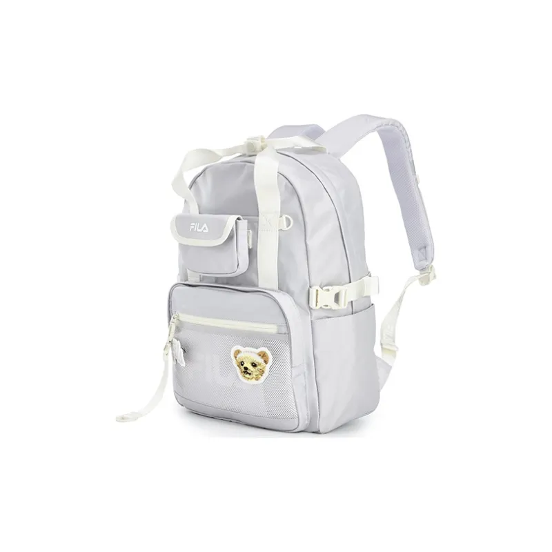 FILA Fabric Laptop Backpack Women's Light Purple-1