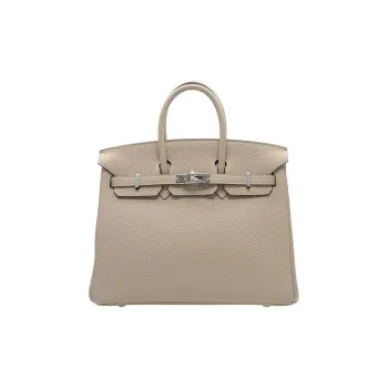 HERMES Birkin Togo Calfskin Birkin Bag Handbags Women's 81 Gris Tourterelle Dove Gray