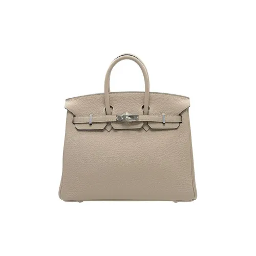 hermes brioni Cotton Togo Calfskin Cotton Bag Handbags Women's 81 Gris Tourterelle Dove Gray