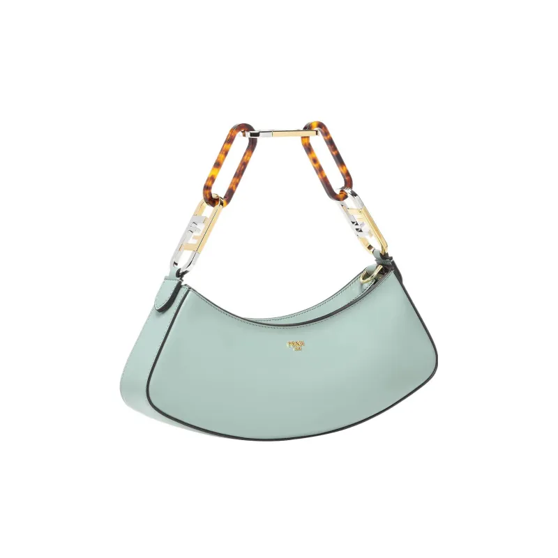 FENDI Calfskin Shoulder Bag Handbag Shoulder Bag Women's Mint Green-2