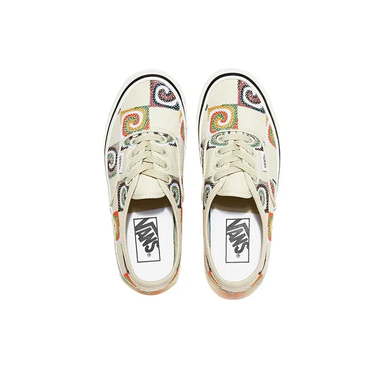 Vans Authentic 44 Low Top Skateboarding Shoes Unisex White-3