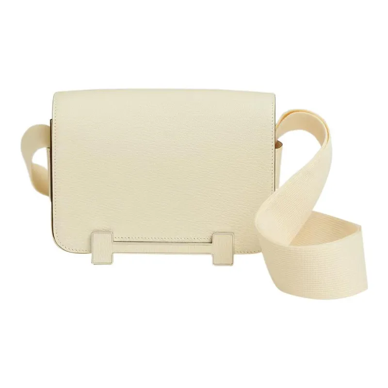 HERMES Geta Goatskin Wooden Sandal Bag, Portable Crossbody Bag, Shoulder Bag Women's-0