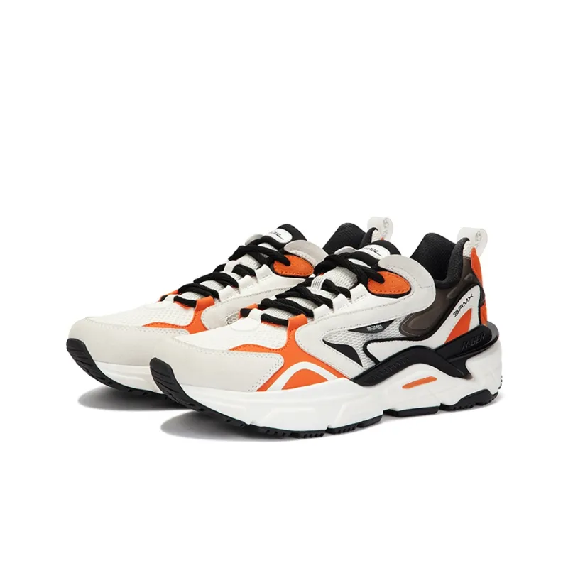 361° Casual Shoes Men Low Top Feather White/Oxidized Orange-2